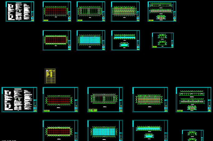 长治钢结构厂房图纸